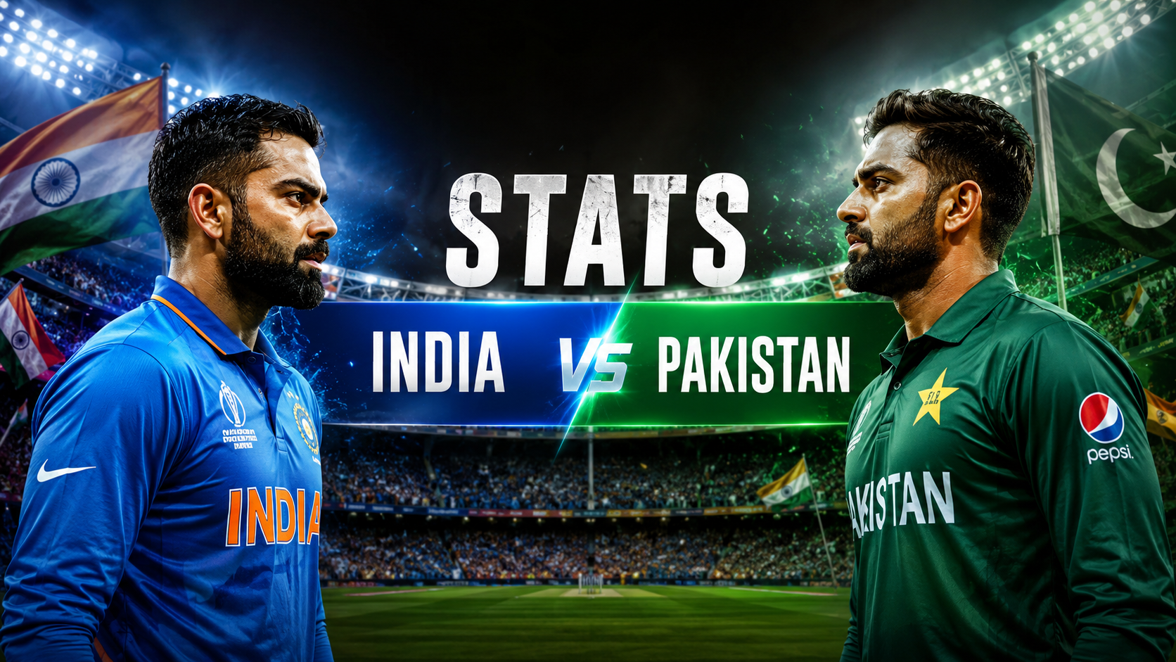 India National Cricket Team vs Pakistan National Cricket Team Stats