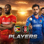 Zimbabwe National Cricket Team Vs Afghanistan National Cricket Team Players