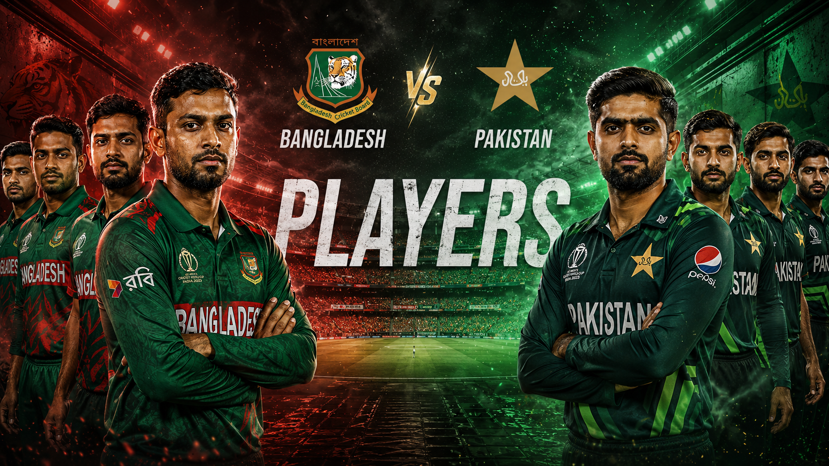 Bangladesh National Cricket Team Vs Pakistan National Cricket Team Players
